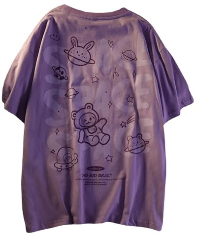 Skateboard Frog Frauen Gothic T-Shirt Y2K Harajuku Grafik Baumwolle Anime | Grunge Gothic Harajuku Kawaii Streetwear Y2K T-Shirt Damen Baggy Kurzarm Grau Weiß Cartoon Print Distressed Löcher lässig
