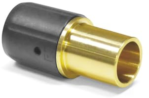 Sanpro Steckfitting Übergang Verbundrohr auf Kupferrohr, Größe 16x2, Abgang 15 mm (dvgw übergang kupfer pressfitting STECKFIT THPRESS)