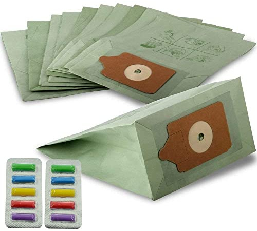 Utiz Replacement Double Layer Paper Dust Bags for Numatic Henry Hetty Hoover Pack of 10 + 10 VAC Fresheners