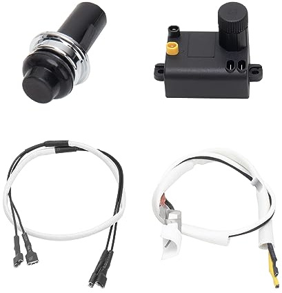 WELL GRILL 7642 Elektronischer Piezo Zünder Kit Ersatz für Weber Spirit 210 & 310 Serie Gasgrills, Push Button Piezozünder Grill Zubehör für Weber Spirit E210 E220 S210 S220 E310 E320 S330
