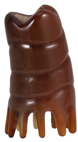 minkissy Massagekam hårbotten schampo massageverktyg inhemsk schampo vintage fickkam hår rengöring kam huvud schampo borste hår schampo borste hårbotten borstar massageborste brunt duschhuvud