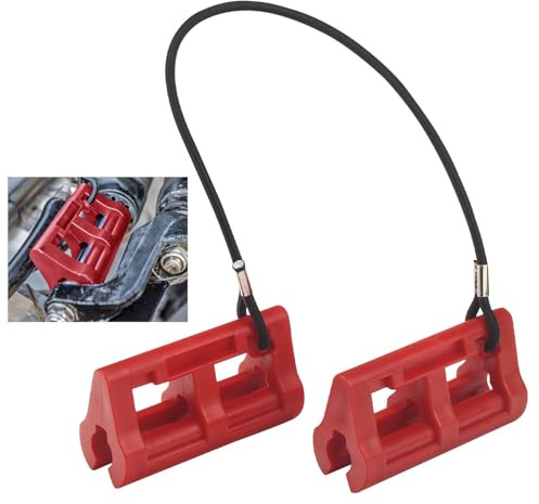 10.2 cm Steer Stop Außenborder Hydraulische Lenksperre für Außenbordmotor Anhänger/Transport 1 Paar Rot
