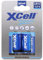 XCell Lot de 2 piles alcalines Baby C, LR14, emballage respectueux de l'environnement, 1,5 V