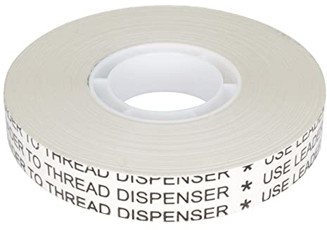 KS24 Products Transferklebeband 12 mm x 50 m, 1 Rolle | Klebstoff-Film doppelseitig schwach klebend, geeignet für ATG 700