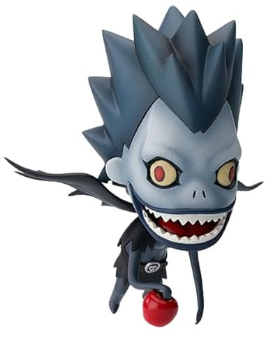 Zhongkaihua Death Note Anime Figurine Collection Ryuuku Q Figur Statue Beweglicher Kopf Shange Zubehör Anime Ton Modell Desktop Ornamente 10 cm