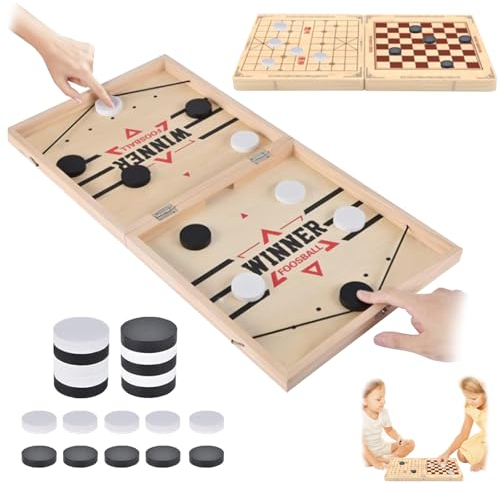 Ryvera 3-in-1 Brettspiele, Schach, Gomoku – Familieninteraktives, intellektuelles Brettspiel, Festspielzeug für Kinder und Erwachsene