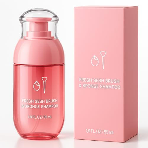 Nettoyant Pinceaux Maquillage 55 ml, Nettoyage Profond & Doux, Élimine Maquillage, Saleté & Sébum pour Pinceaux & Éponges (1, Pack 1/Forfait Expérience)