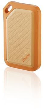 Biwin Disque SSD Externe PR2000 4 to, jusqu'à 2000 Mo/s, IP67 étanche à la poussière et à l'eau, Portable SSD, USB-C USB3.2 Gen2x2, Orange