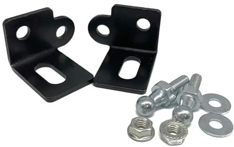 Staffe di montaggio for perni sferici da 10 mm, 1 coppia, for ammortizzatori a gas, supporto di sollevamento, accessorio universale for auto(B)