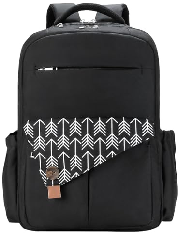 Sac à dos pour couches - Grande capacité maman multifonction double compartiment imperméable | Sac à dos poussette femme pour accessoires, vêtements bébé, voyage en plein air, sac organisé élégant