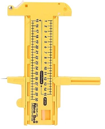Pin Maker Machine Adjustable Circle Cutter Round Compass Knife Badge Button Maker Paper Cutter Tools For Photo Papers Cutting Button Circle Cutter(Type-B 5.3-21CM)
