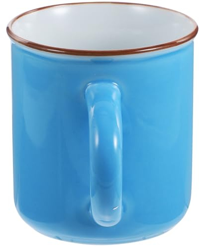 Toyvian Vintage Porcelain Tea Cup, Water Mug for Home and Coffee Shop, Easy to Clean, Multifunctional Drinking Cup for Tea, Coffee and Milk