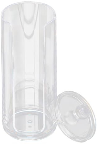 iplusmile Boîte De Rangement Transparente pour avec Rainure Étui De Stockage Étanche pour Disques De Coton