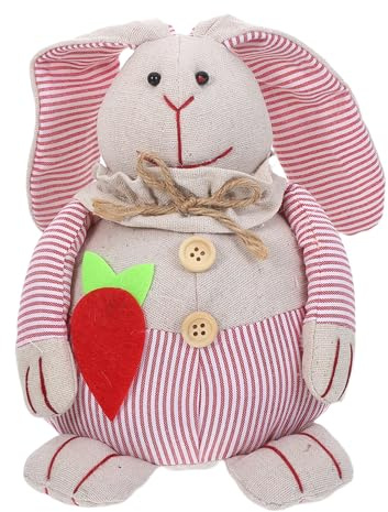 Hemobllo Fermaporta a Forma di Coniglio Pasquale Decorativo, Cuneo Antiscivolo Morbido e Sicuro, Protezione Anticollisione per Porta Senza Forature, per Camere da Letto e Aule Scolastiche