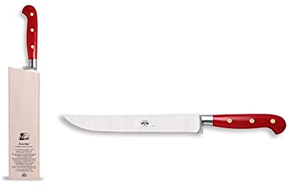 Berti coltelleria - Insieme - Coltello da arrosto rosso