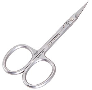 Premax 15032 - Forbici Pelli Punta Sottile Aqua Collection - Acciaio INOX - Finitura Sabbiata - Ideali per Cuticole e Pelli - Made in Italy