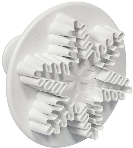 PME Snowflake Plunger Cutter for Cake Decorating, Large