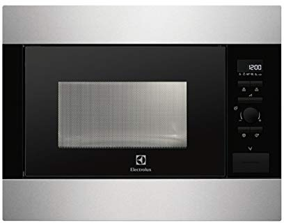 Electrolux EMS26004OX Integrado 26L 1300W Acero inoxidable - Microondas (Integrado, 26 L, 1300 W, Botones, Giratorio, Acero inoxidable, Apertura por empuje)