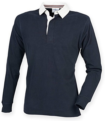 Front Row Premium-Superfit Rugby Shirt - 6 Farben / XS-3XL - Royal - 2XL