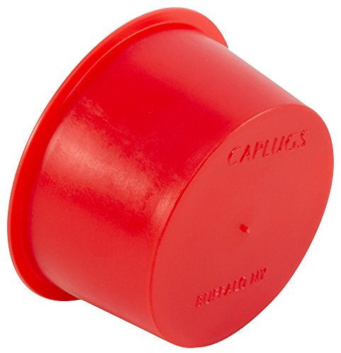 Caplugs 99190708 Kunststoffkappe und Stecker T-11, PE-LD, Kappe OD 1,9 cm, Stecker ID 2,3 cm, Rot, Cap OD 0.74 Plug ID 0.911, rot, 200