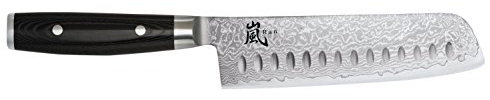 Yaxell RAN Nakiri à lame alvéolee, 18 cm