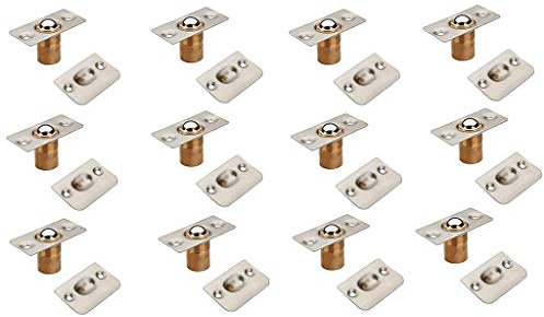 Tubayia 12 Stück Edelstahl Kugelschnäpper Möbelschnäpper für Schublade Schrank Tür