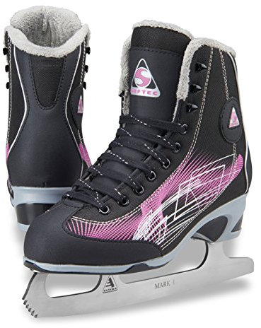 SKATE GURU Jackson Damen Schlittschuhe Ultima Rave RV2000, Schwarz/Lila, Größe:Erwachsene 38