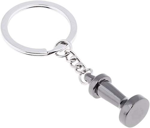 unknow Key Chain Metal Key Rings Keychains for Men Women Coffee Theme Keyring show (Tamper)