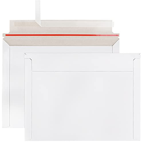 Belle Vous Harte Versandtaschen zum Abziehen & Versiegeln (25 Stk) - 240 x 317 mm, 300 g/m² - Selbstklebende Große Briefumschläge für Fotos, Dokumente, CDs & Verpackungsmaterial Karton Warensendung