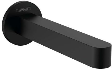 hansgrohe Wanneneinlauf Finoris, Wanneneinlauf Mattschwarz