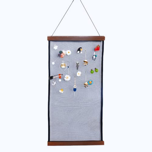 Schmuck Organizer, Ohrring Halter Schmuck Aufhänger Schmuck Rack an der Wand Befestigter Mesh-Schmuckhalter Ohrring Halsketten Display Rack Wandschmuckaufhänger für Ohrringe Halsketten Armbänder