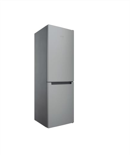 Indesit INFC8 TA23X Frigorifero combinato a libera installazione, COMBI 60 NF, Capacità 231 litri (F)+104 litri (C), classe D, colore Inox, altezza 1.91 m, Total No Frost