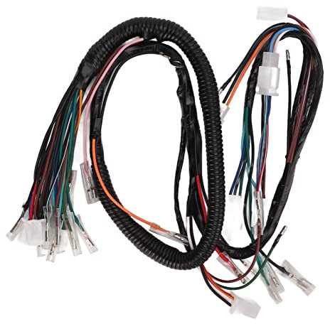 Faisceau de Démarrage de Moteur électrique, Faisceau de Câblage Principal d'installation Facile Professionnel Fiable pour Moto