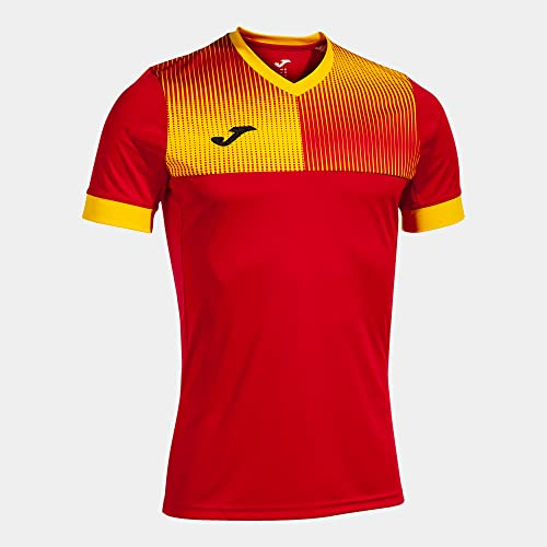 Joma Camiseta Manga Corta Eco Supernova Rojo Amarillo