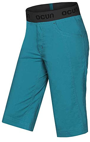 Ocun M Mania Eco Shorts Blau - Leichte schnelltrocknende Herren Klettershorts, Größe M - Farbe Turquoise Deep Lagoon