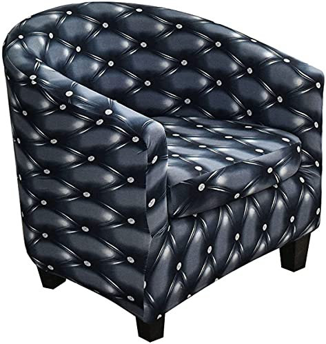 Sesselhusse Sesselbezug 2-teiliger Sesselschoner Sesselüberwurf Jacquard Elastisch Stretch Sofahusse Husse für Clubsessel Loungesessel Cocktailsessel mit Kissenbezug für Tullsta ( Color : #42 )