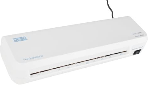 DESQ® Laminiergerät A3 New Generation - Für 75 bis 125 Mikron, 2 min. Vorheizzeit, Für Zuhause und Homeoffice,