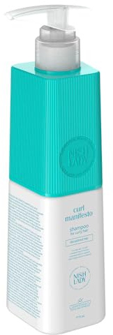 Nishlady Curl Manifesto Hair Care Shampoo 503 ml – Sulfate-Free Shampoo for Curly & Wavy Hair – Hydrates & Defines Curls