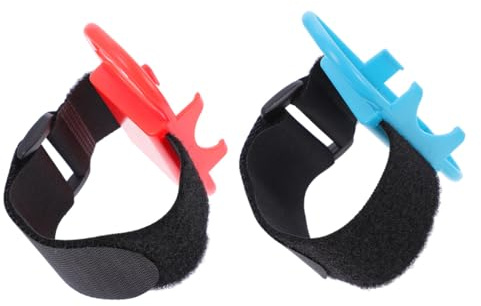 UPKOCH Bracelet Élastique Ajustable pour Manette de Jeu Switch, Accessoire pour Joueurs, Lot de 2, Design Confortable, Usage Sport et Danse, Compatible avec Console Switch, Noir