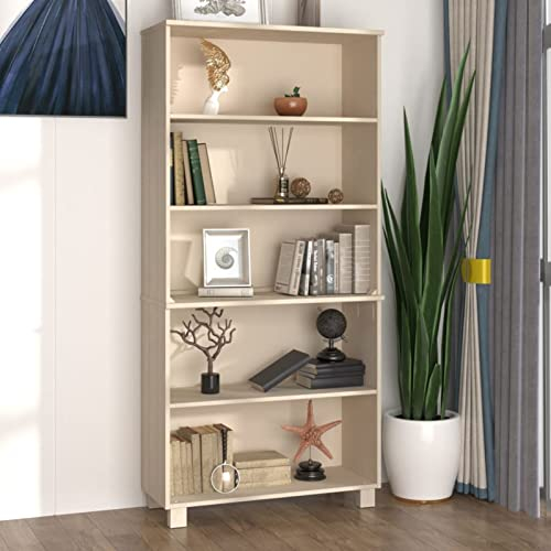 Chaduof Highboard, Kommode, Sideboard, Schuhkommode, Komodenschrank, Kleiderkommode, Küchenanrichte, Flurkommode, Esszimmerschrank, Massivholz Kiefer Honigbraun