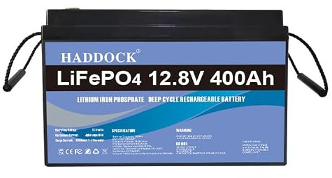 Batterie a Lunga Durata,12V 400AH Batteria Lifepo4,