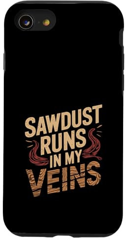 Sculpture sur bois pour tronçonneuse Coque pour iPhone SE (2020) / 7 / 8