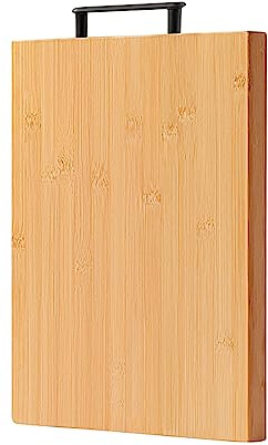 HADECOLL Tabla De Cortar De Madera Premium De Bambú para Trinchar Carne O Verduras. Tablas De Cortar para Cocina. Madera Preaceitada, Tratada Y Atractiva. 50 X 36 X 1,8 Cm. 36 X 25 X 1,8 Cm.