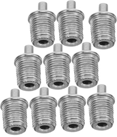 PRETYZOOM 10 Piezas Cabeza de tensión de la cuerda Abrazadera de cable resistente Sujeción de cable de hierro abrazadera de clip de cable de cuerda de alambre planchar Silver