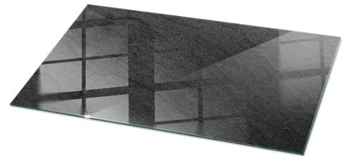 Tulup Große Rechteckige Tischplatte 140x70 cm Auswechselbare Platte Geschliffene Kanten Gehärtetes Glas Modernes Design für Küche und Esszimmer Dekoration Tafelglas - Motiv Naturstein