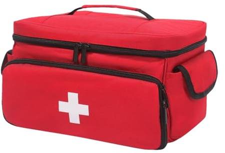 Borsa Per La Salute Domestica - Organizzatore Di Medicinali Compatti, Busta Di Stoccaggio Impermeabile | Case Di Distributore Di Pillole, Porta Tablet Settimanale, Kit Di Forniture Mediche Di Viaggio,