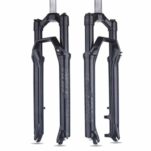FQJVTDR 27,5/29 Pollici MTB Forcella,Forca Anteriore Meccanica in Lega Alluminio/Spalla/Percorso 100mm/Tubo Diretto 28,6 * 220mm/Ingranaggio 100 * 9mm (Rimozione Rapida)/Freno A Disco