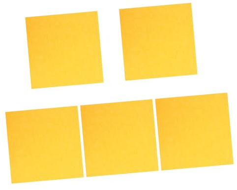 MINAOLULUS Acoustic Absorption Panels Yellow Felt Panels 5pcs Sound Insulation Felt Wall Boards Easy to Install for and Soundproofing Dance Rooms Ktv