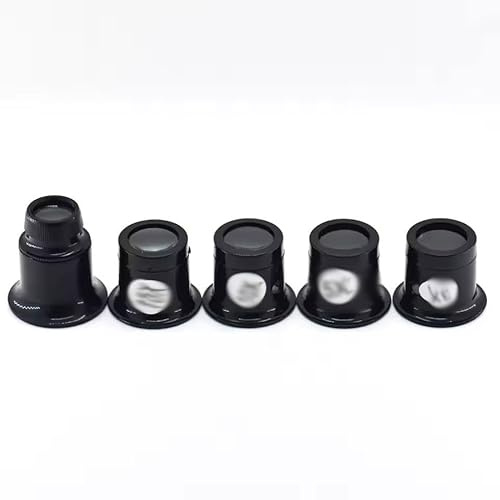 YMGSCC Watch Repair Tool Eye Loupe Magnifiers 3x/5x/10/15x/20x Kit Jewelry Magnifiying Glass Watchmaker Tools