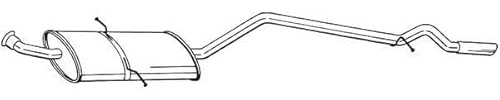 BOSAL Endschalldämpfer 291-429 Kompatibel mit: MERCEDES-BENZ A-CLASS